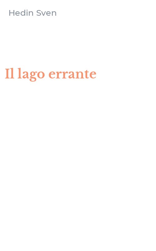 Il lago errante