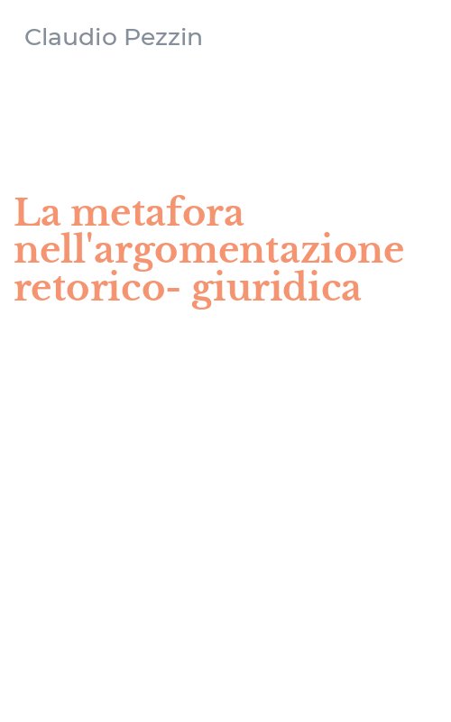 La metafora nell'argomentazione retorico-giuridica