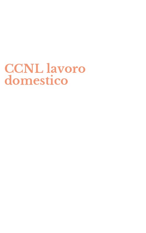 CCNL lavoro domestico