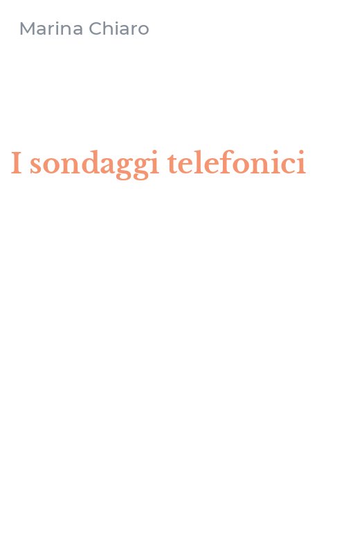 I sondaggi telefonici