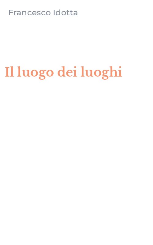 Il luogo dei luoghi