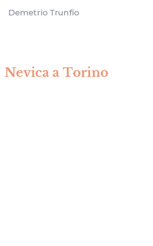 Nevica a Torino
