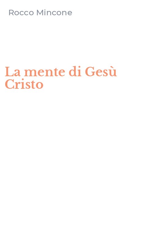 La mente di Gesù Cristo