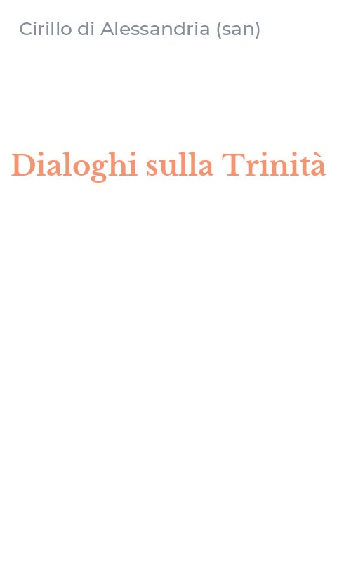 Dialoghi sulla Trinità