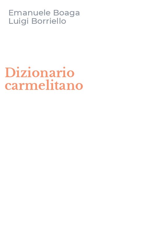 Dizionario carmelitano