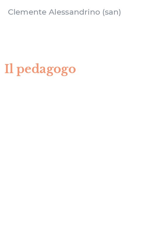 Il pedagogo