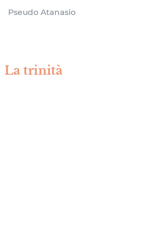 La trinità