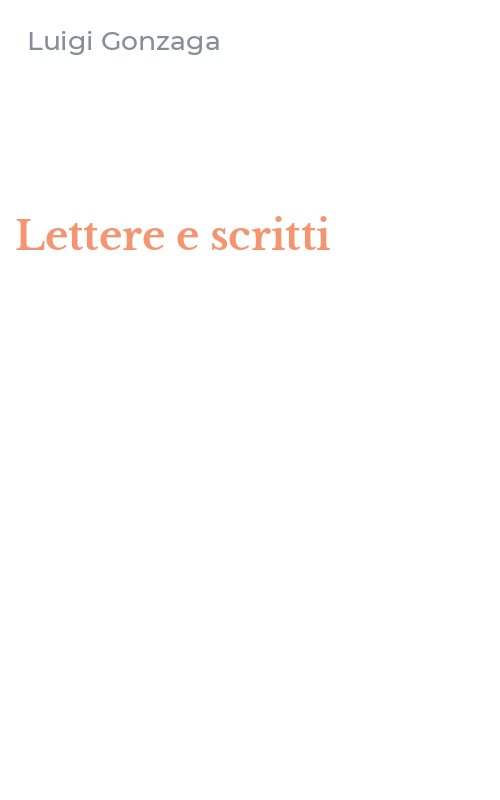 Lettere e scritti