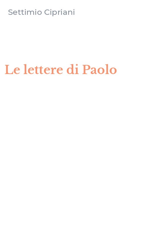 Le lettere di Paolo