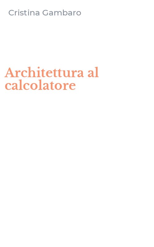Architettura al calcolatore