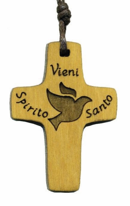 CIONDOLO CROCE SPIRITO SANTO