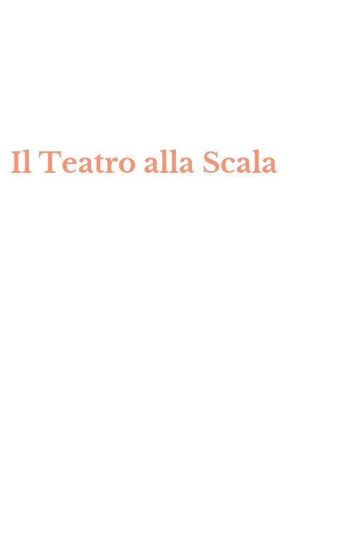 Il Teatro alla Scala