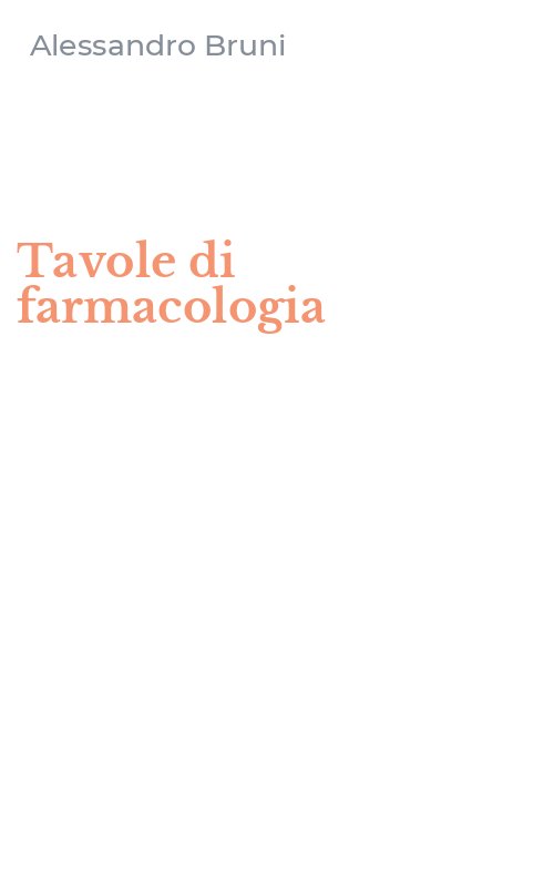 Tavole di farmacologia