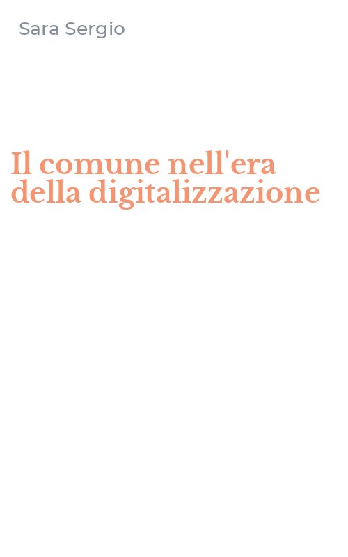 Il comune nell'era della digitalizzazione