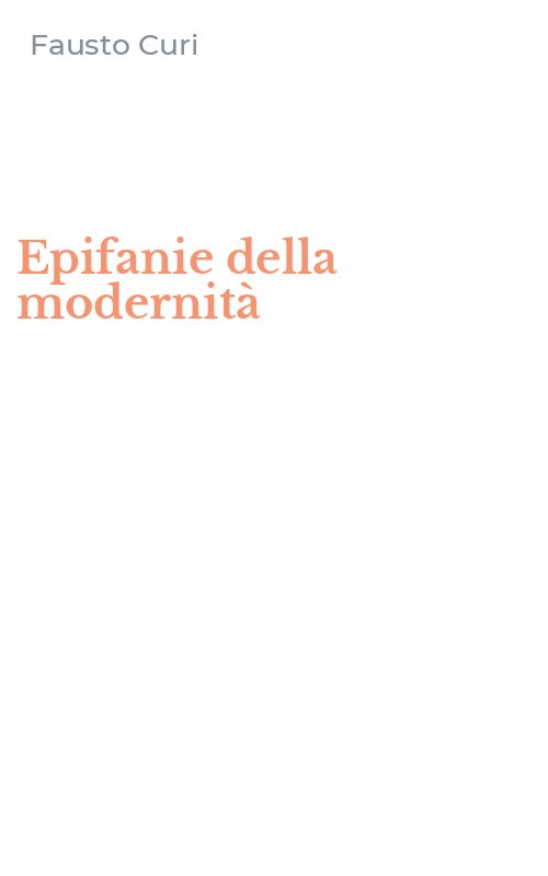 Epifanie della modernità