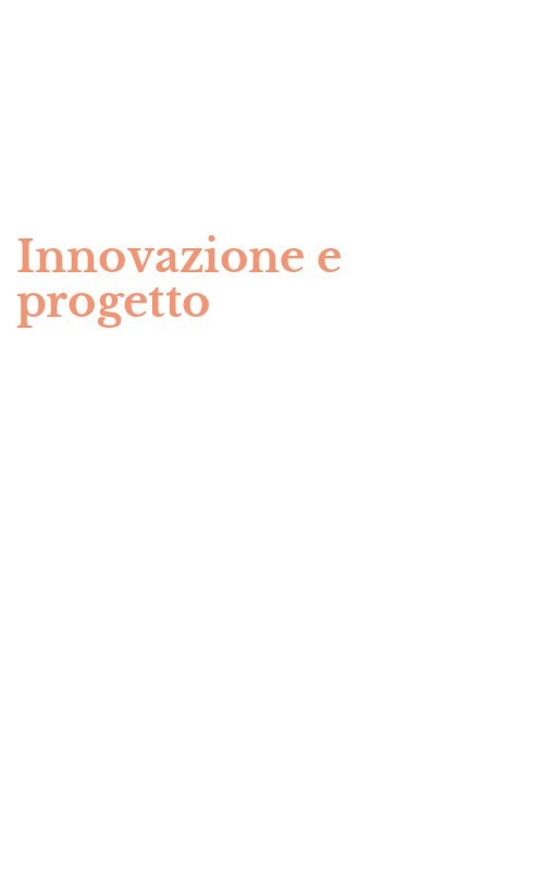 Innovazione e progetto