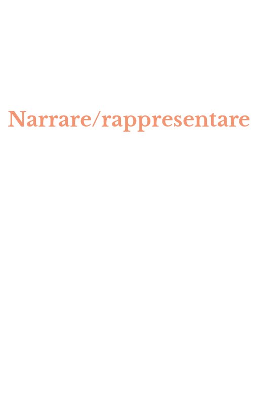 Narrare/rappresentare