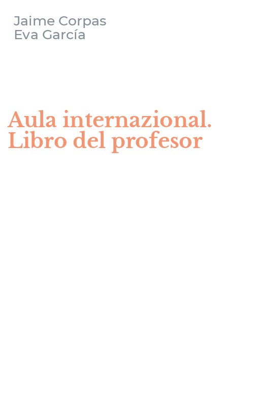 Aula internazional. Libro del profesor