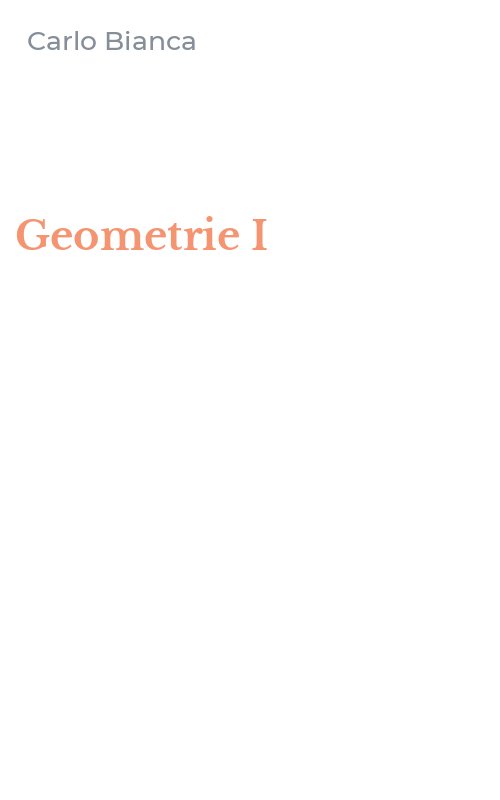 Geometrie I