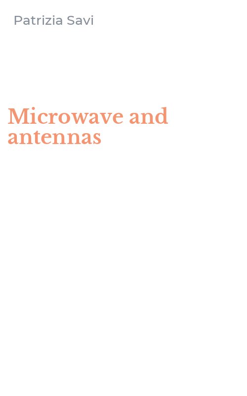 Microwave and antennas