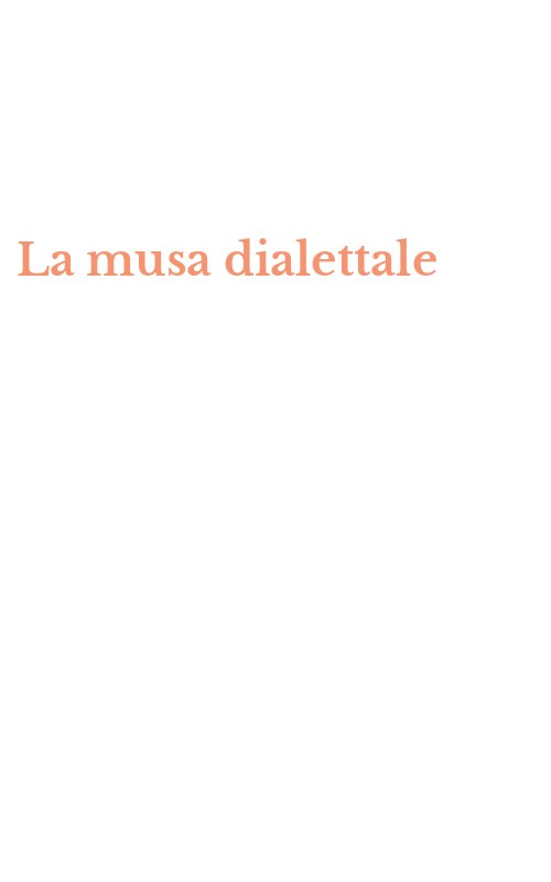 La musa dialettale