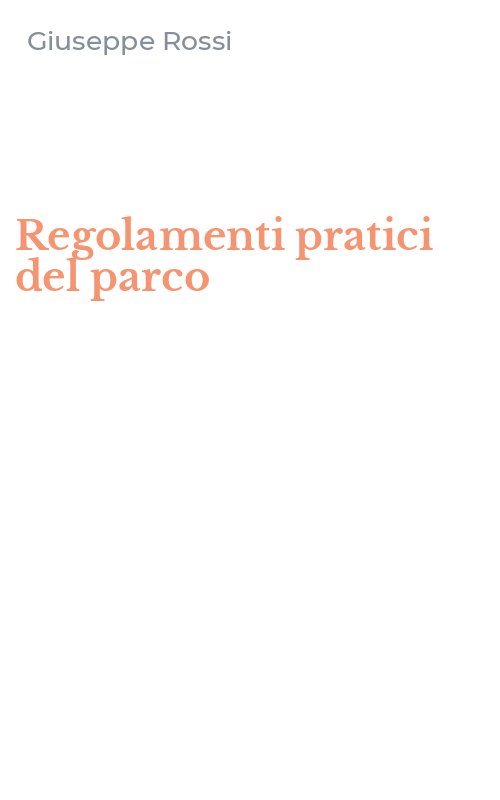 Regolamenti pratici del parco