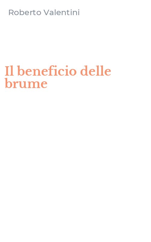 Il beneficio delle brume
