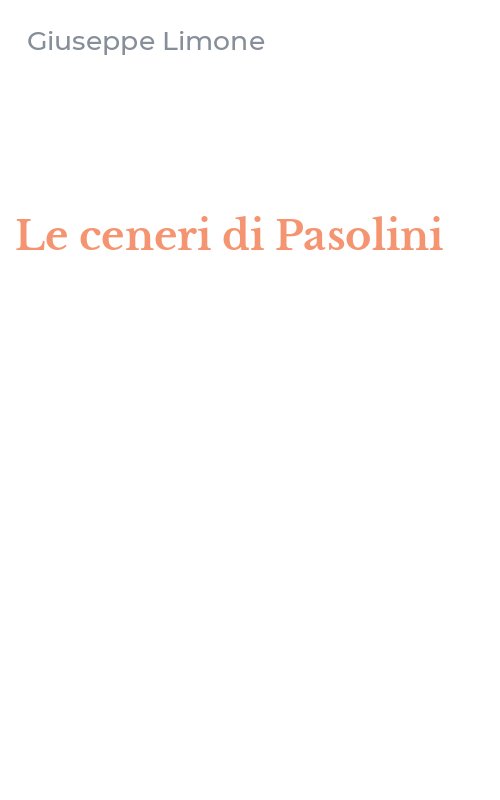 Le ceneri di Pasolini