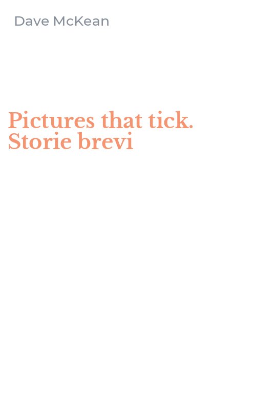 Pictures that tick. Storie brevi