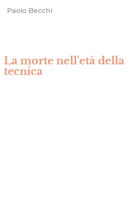 La morte nell'età della tecnica