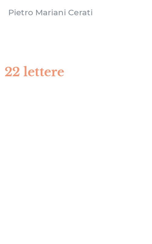 22 lettere