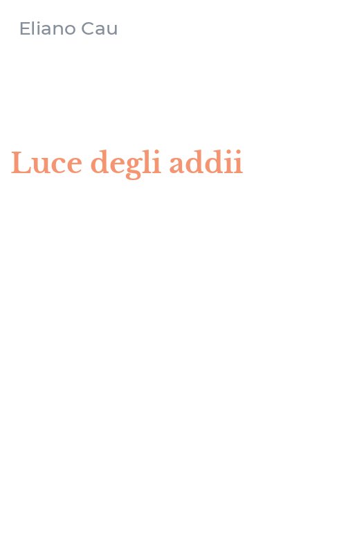 Luce degli addii