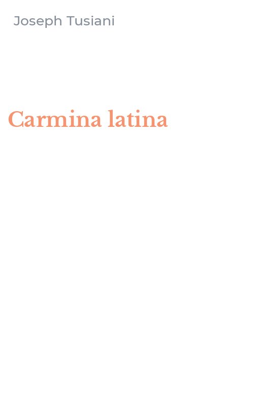 Carmina latina
