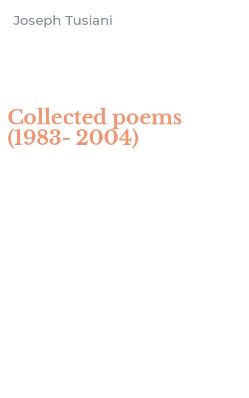 Collected poems (1983-2004)