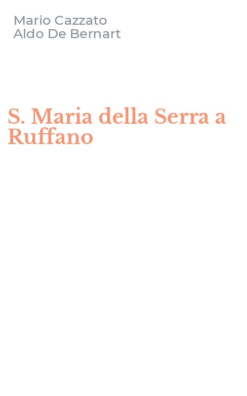 S. Maria della Serra a Ruffano