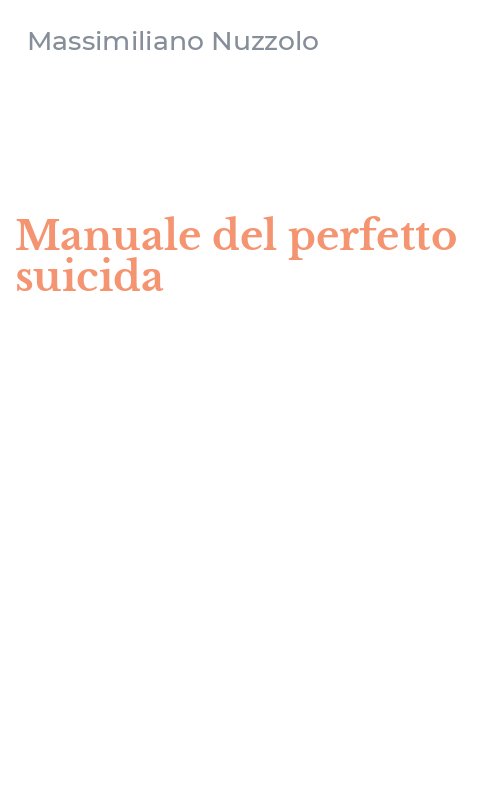 Manuale del perfetto suicida