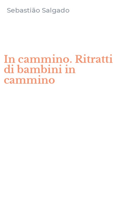 In cammino. Ritratti di bambini in cammino