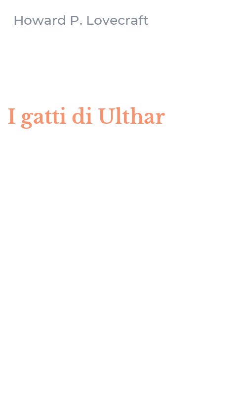 I gatti di Ulthar