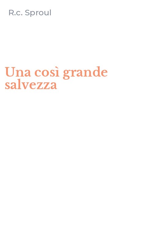 Una così grande salvezza
