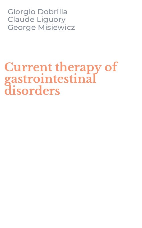 Current therapy of gastrointestinal disorders