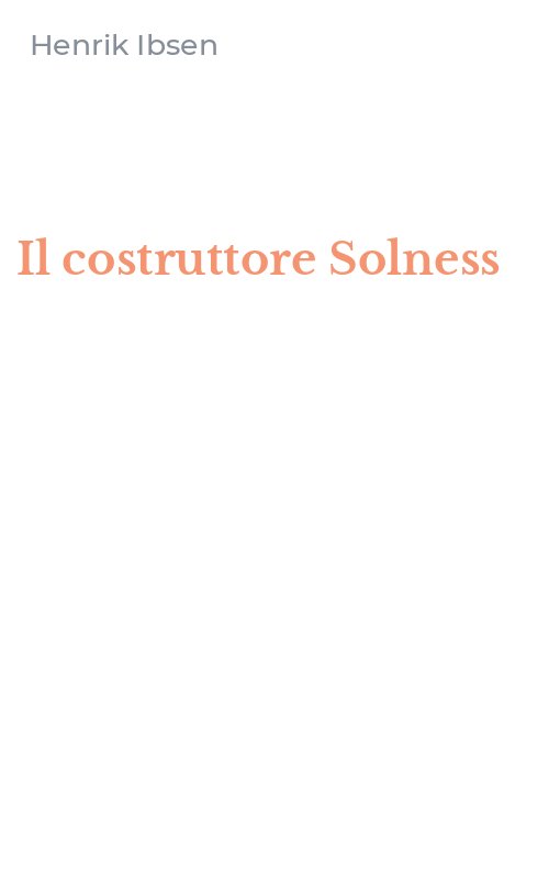 Il costruttore Solness