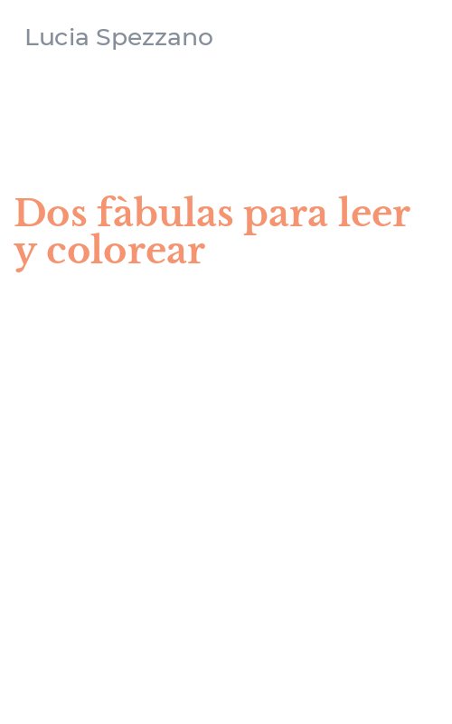 Dos fàbulas para leer y colorear