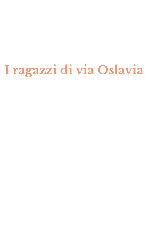 I ragazzi di via Oslavia