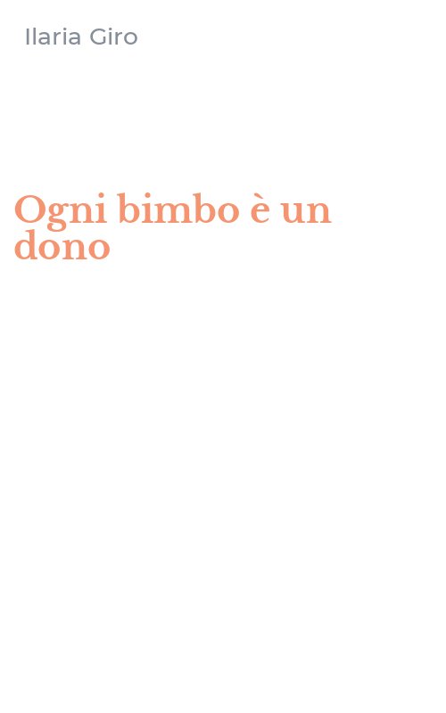 Ogni bimbo è un dono