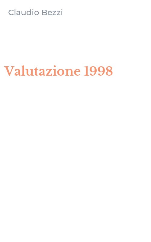 Valutazione 1998