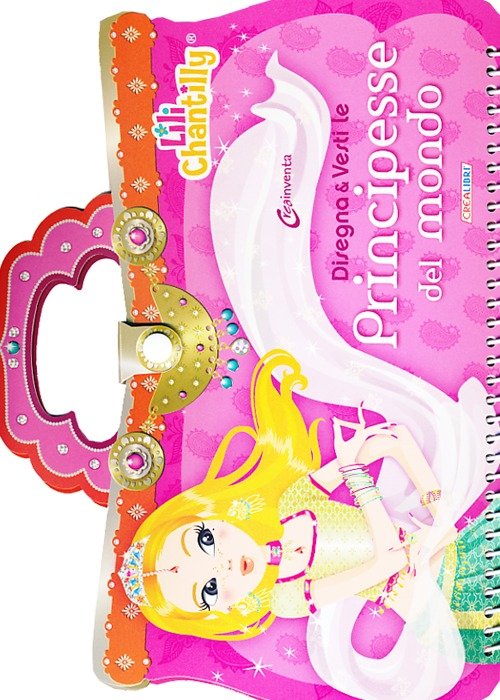 Disegna e vesti le principesse del mondo. Con adesivi