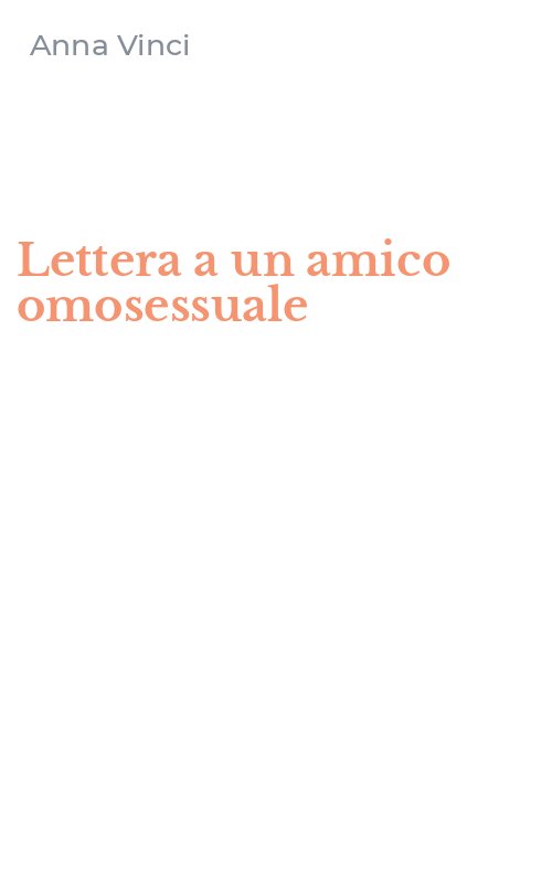 Lettera a un amico omosessuale