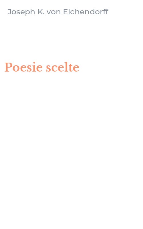 Poesie scelte