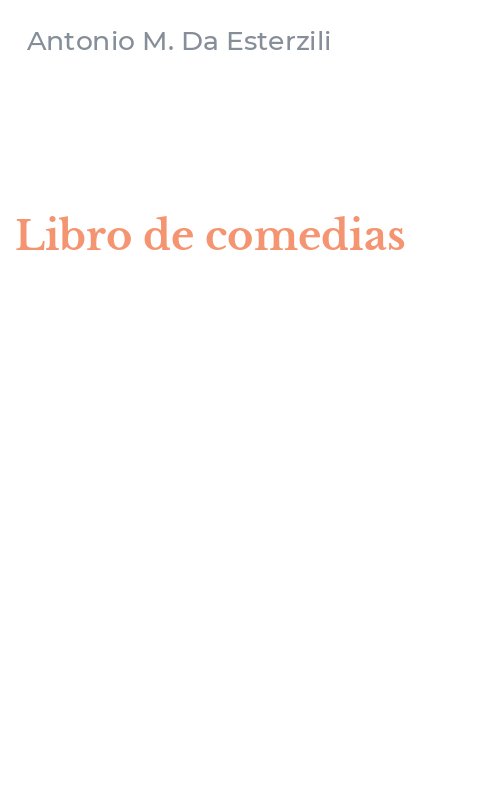 Libro de comedias