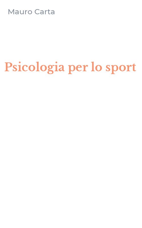 Psicologia per lo sport